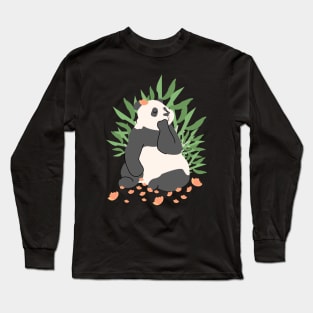 Panda Bear Long Sleeve T-Shirt